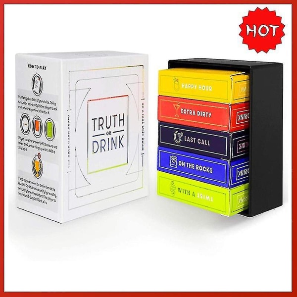 Truth or Drink Adult Casual Party Game Card
