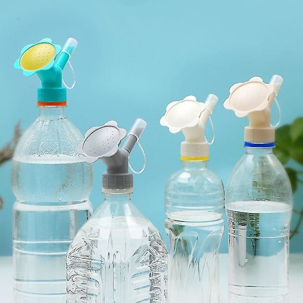 2 stk. flasketopsprinkler, 2-i-1 vandingshoved til plastikflasker, vandkandehoved, gadget, gør-det-selv lille vandkande, plantevandere