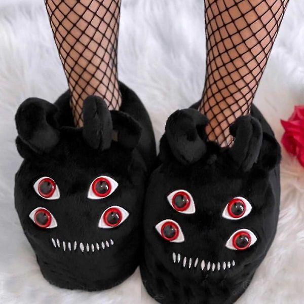 Diablo-serie legetøj Diablo-serie legetøj plys indendørs og udendørs hjemmesko Killstar -gt VAMPIR SLIPPERS