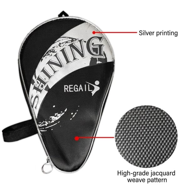 Bordtennisracketväska Pingispaddelfodral med bälte