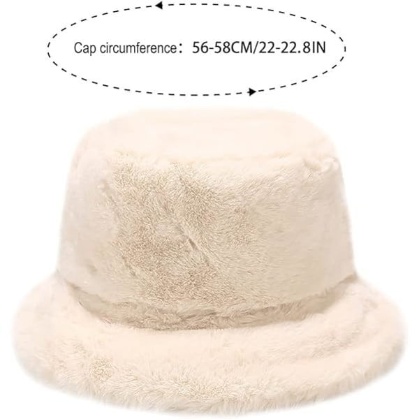 Kvindernes Vinter Bløde Varme Spand Hat