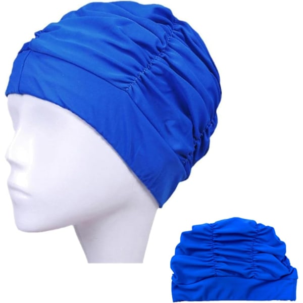 Swimming Cap for Long Hair Waterproof Swimming Hat Elastic Bathing Cap for Long Hair Dreadlocks Weaves Hair Extensions Braids Curls,Extra Large