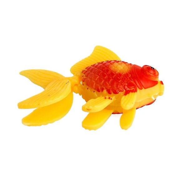 3-pakning plast kunstig bevegelig fisk gullfisk ornament små fisker dekor