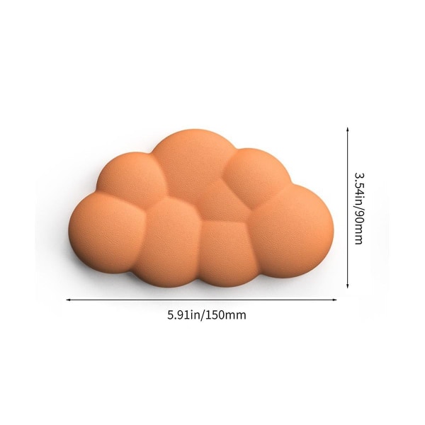 Cloud Keyboard Wrist Rest Mjukt Läder Memory Foam Handledsstöd Kudde För Enkel Skrivning Smärtlindring Anti-, F Kort