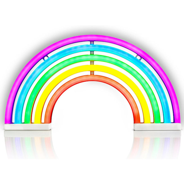Premium Rainbow LED Neon Lys Skilt Soverom Vegglampe [Energiklasse A+]