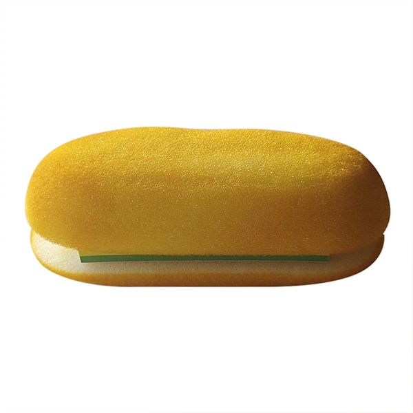 Burger Sandwich Dagbok Anteckningsblock Tjockt Papper Stark Färg Självhäftande Notiser för DIY Hantverk Large Hot Dog