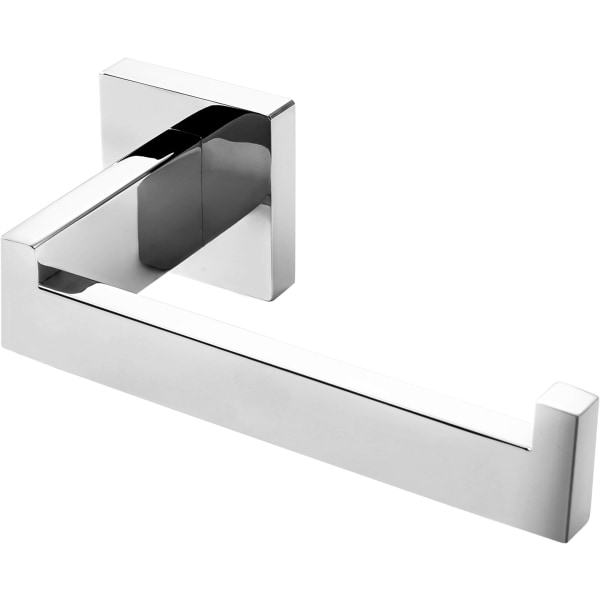 Toiletpapirholder til vægmontering Premium 304 rustfrit stål Toiletpapirholder til badeværelse Rustfrit firkantet