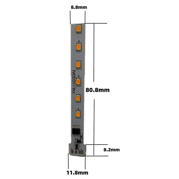 Wabjtam 1.2v Solar Flame Lamp Circuit Board Solcelle Lampe Kredsløbskort Lampe Bestyrelsen Kontrol Drive Board Med 12 Led