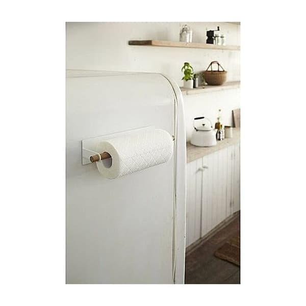 Magnetisk tørkerullholder, hvit