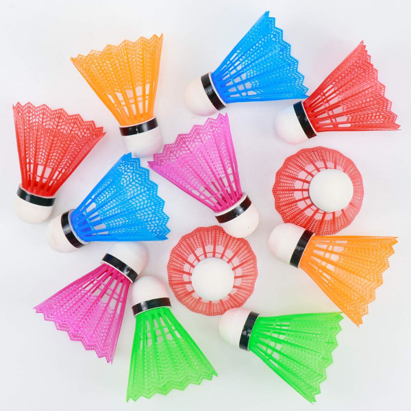 12 Pcs Badminton ShuttleCocks Shuttles Indoor Outdoor Sport Training Badminton