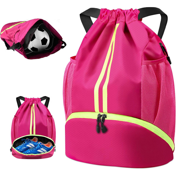 1PCS Only package Unisex Drawstring Backpack, Waterproof Gym Bag, Large Oxford PE Bag, Students School Bag