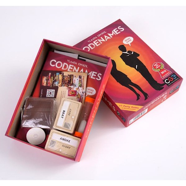 Codenames Against Humanity -lautapelin kortit