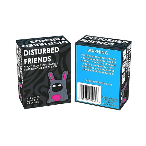 Disturbed Friends -perhepeli, korttipeli, pöytäpeli, juhlapeli