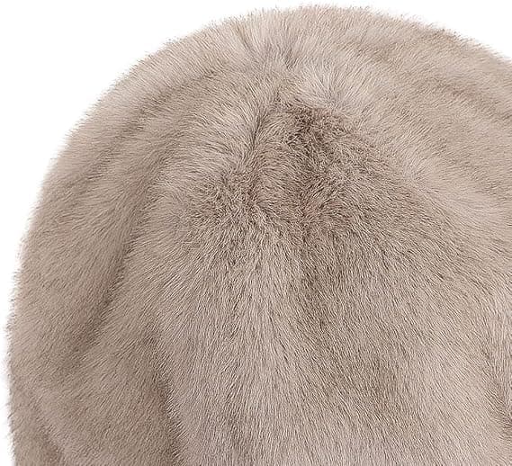 Dame Vinter Fluffy Moderigtig Hue