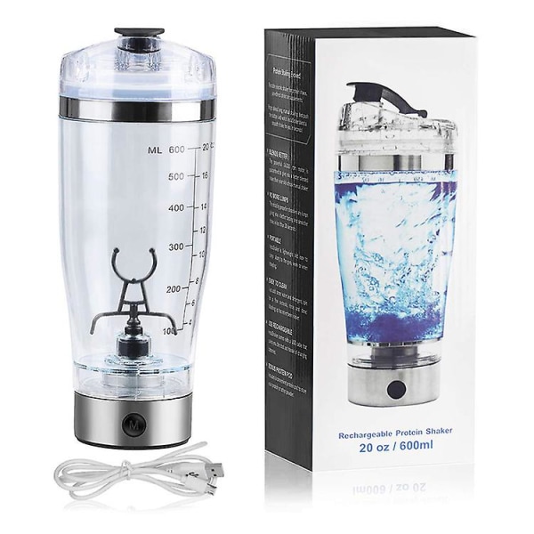 Elektrisk automatisk cocktailshaker for blanding kaffe 450ml