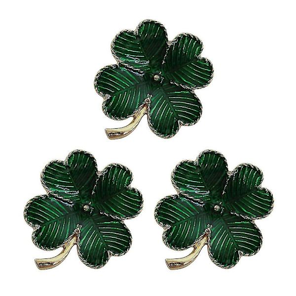 3 stk. Vintage Dame Brosche Pin Firkløver Tøj Brosche Brosche Pin Tilbehør
