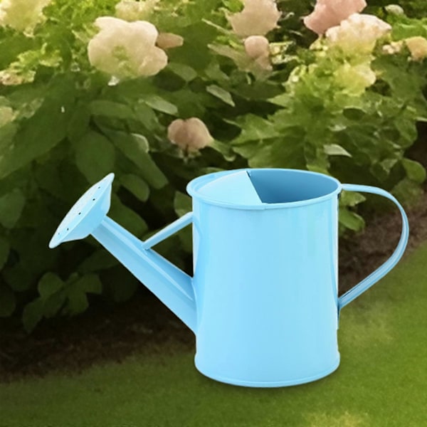 Vattenkanna Trädgårdshink Mångsidig, 600ml, Slät Yta Blombehållare Trädgård Vattenkruka för Utomhusväxtälskare Uteplats blue