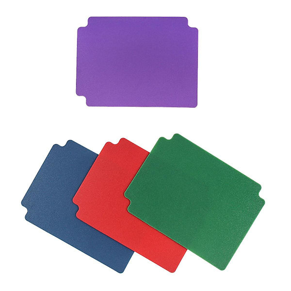 Kauppakorttien erottimet, 60 kpl Muliticolor-korttisivun erottimet, himmeät korttierottimet, F