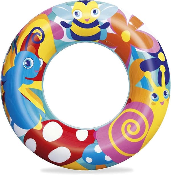 Simring för barn, förtjockad livboj, simutrustning för inlärning, 56 cm (4 stycken)