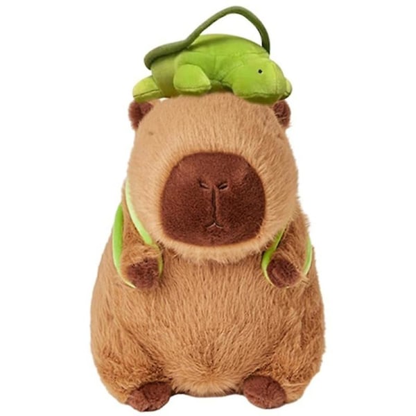 Capybara Pehmo, Capybara Kantokilpikonna Realistinen pehmeä Capybara Lelu 25cm