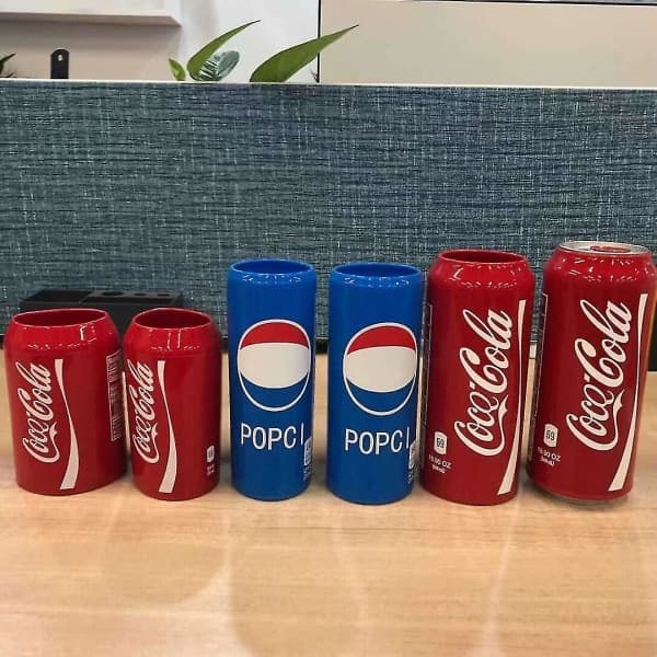 Silikon Coca-Cola-burk, röd, 355 ml