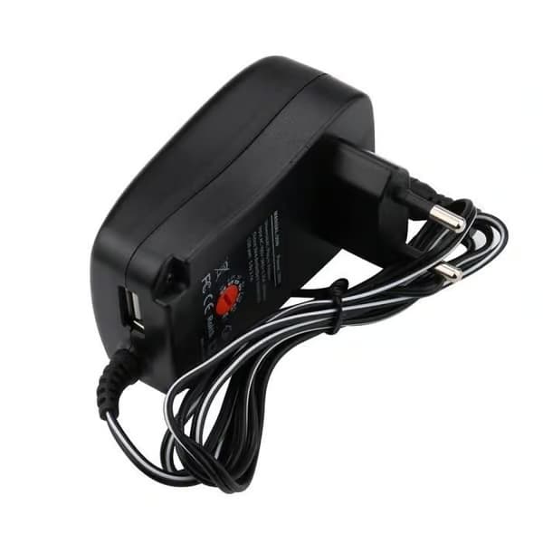 30W EU Universell AC-DC strömadapter plug-in laddare adapter 6 adaptrar 3V-12V@cd252
