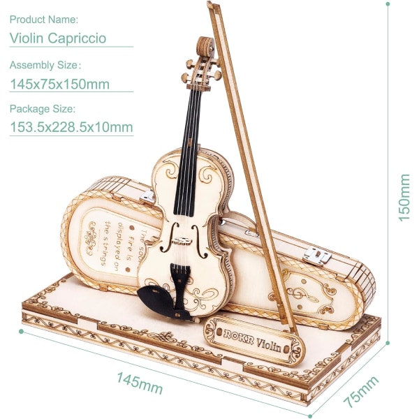 3D-puiset palapelit mallisarjat, 140 kpl, kitara
