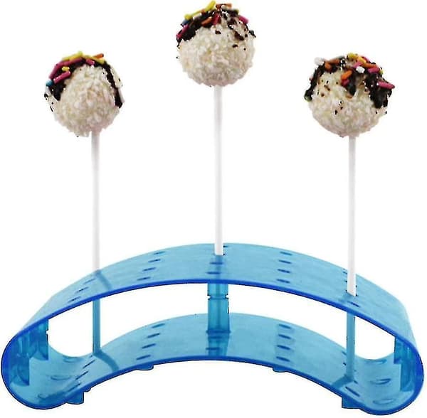 Slikkepindholder til op til 20 Cakepops, Transparent Display Dekoration Serveringsbase Hylde