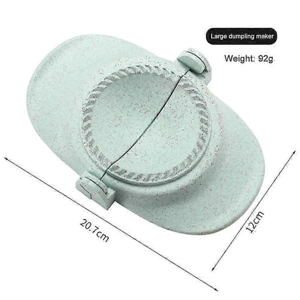 JiaWei DIY Dumplings Maker Hvedestrå Dumpling Form Dumpling Indpaknings Gadget Dumpling Clips Kage Bageforme Køkken Tilbehør kbq Blue L