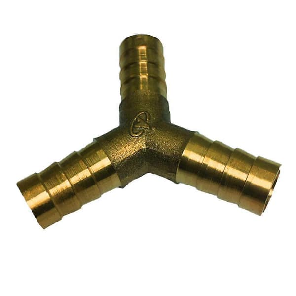 Y-stykke Messing Slangekobling 12mm