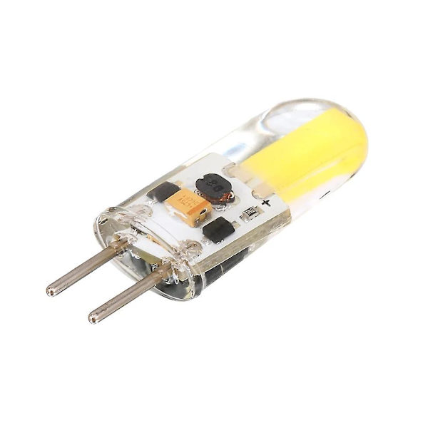 Dimbar Gy6.35 LED DC 12V Silikon LED COB-lampa 3W Ersättningshalogenlampa, Modell: Varmvit