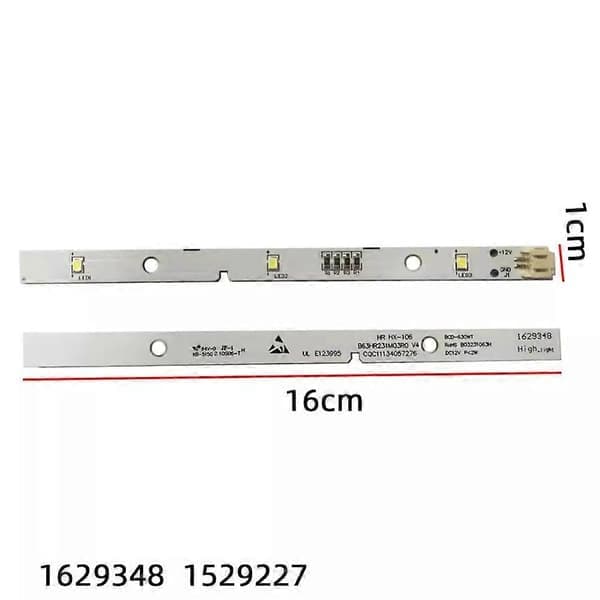 2 stk. til/Hisense køleskab LED-lysbånd MDDZ-162A 1629348 (LGL)