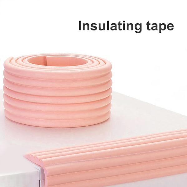 1 Rulle Isoleringstape för Utomhusrör, Väderbeständig Skumisoleringstape för Vattenrör, Kylbeständig Rörsäkerhetsskydd, Wrap Tape för Inomhus Red