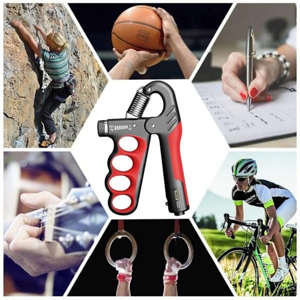 Grip Strength Trainer Hand Grip Strengthener GRÅ grå grey