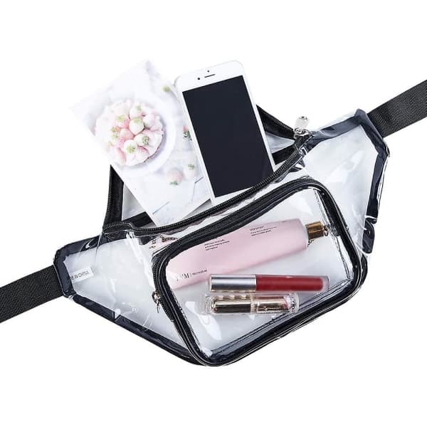 Bumbag midjeväska löparbälte, unisex midjeväska justerbart bälte