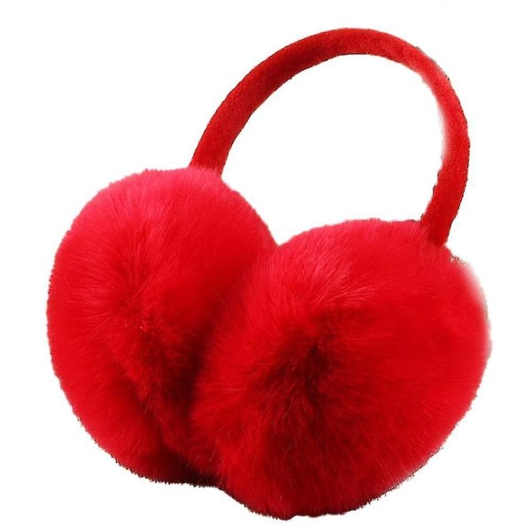 Fashional,simplicity Unisex Warm Faux Furry Winter Outdoor Earmuffs Foldable Ear Warmer