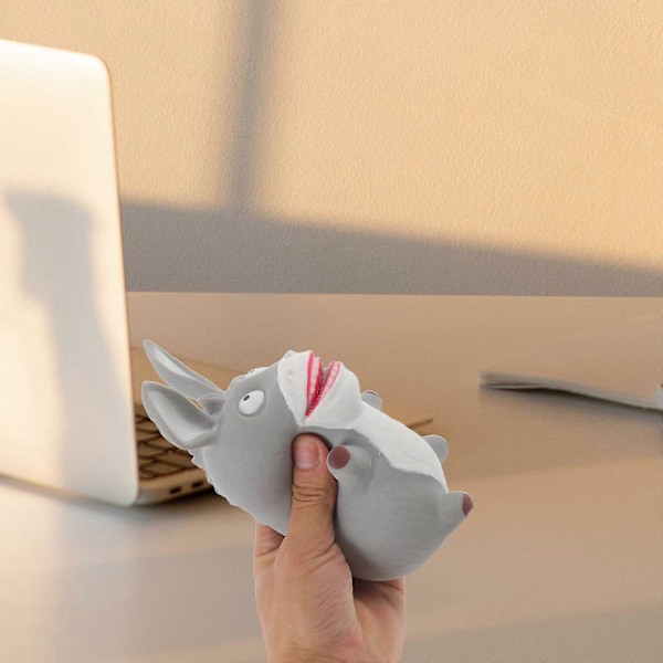 Barn Klämleksak Simulerad Åsna Stretchig Leksak Rolig Klämleksak Stressreducerande Leksak
