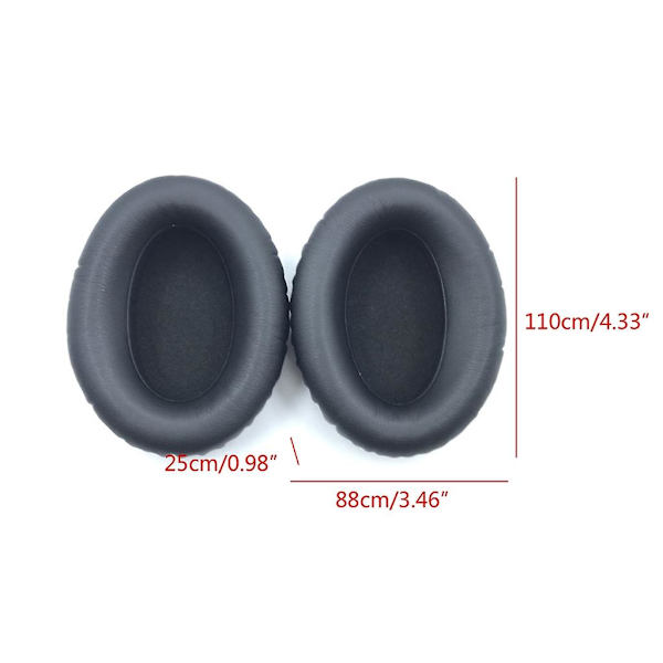 Öronkuddar, Öronkuddar, Huvudband för Sennheiser HD660S 650 600 545 565 Hörlurar Two sponge head beam pads