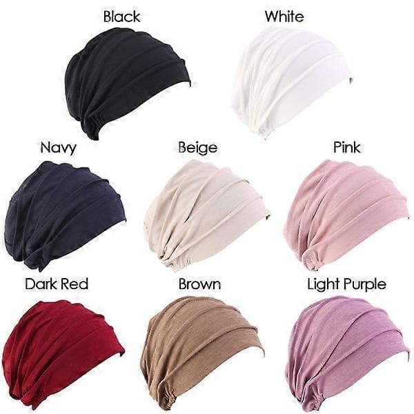 Bomullshette Slouch Beanies for Kvinner Green