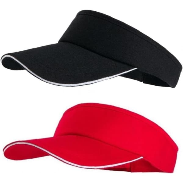 Visor Hat Cap Baseball Cap Justerbar Ponytail Tennis Hat Golf Løbe Cap -