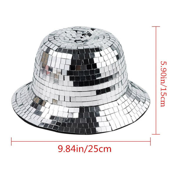 Disco Bucket Hat Disco Ball Cap Fiskerhat