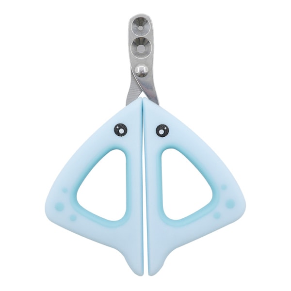 Cat Nail Clippers with Safety Guard, with 2mm&4mm Positioning Hole,for Cat Rabbits Hamsters Birds&Other Small Animals(Blue)