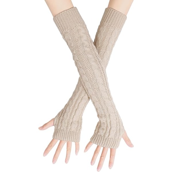 Winter Arm Warmer -neulotut sormettomat hanskat