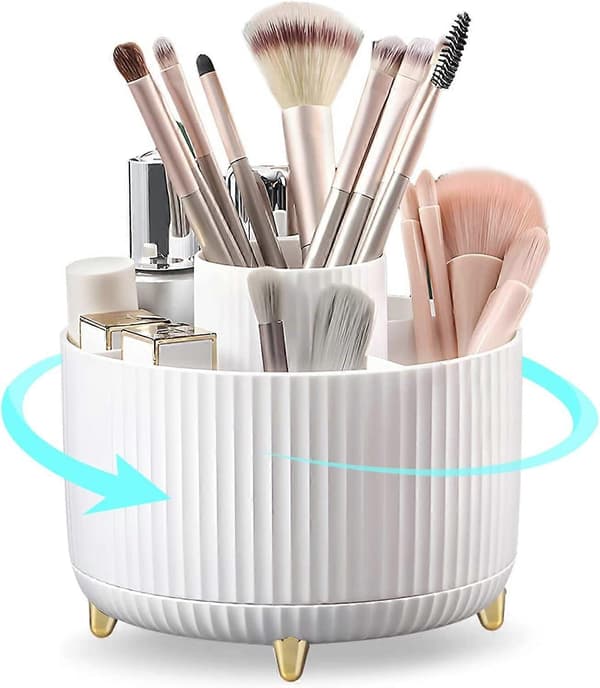 Makeup Organizer Makeup Børsteholder med 5 Rum