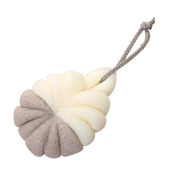 Mjuk Svamp Mesh Badborste Loofah Duschboll Rika Bubblor Kroppsskrubb