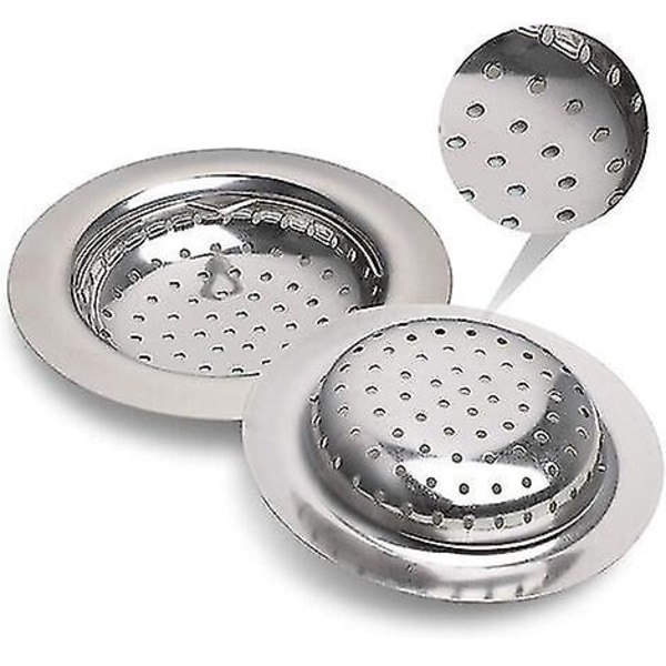 Set med 2 kökshoar i rostfritt stål med handtag 11 cm (110 mm) Hy
