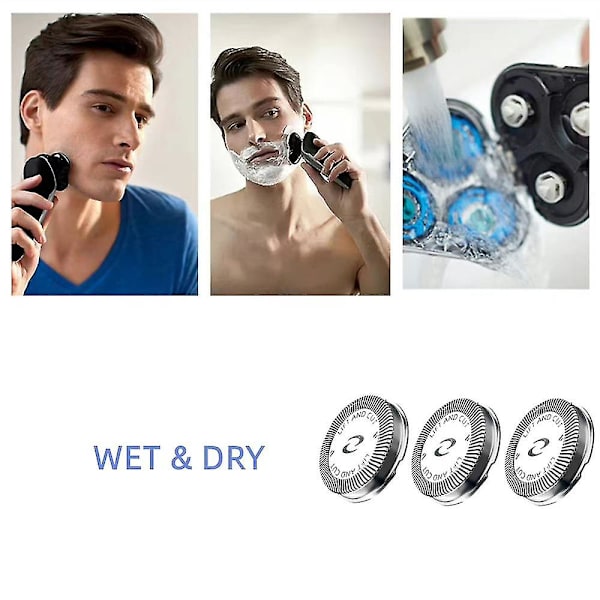 Reservedele til barbermaskiner - Til Philips Razor HQ56 HQ30 HQ4 HQ912 HQ917 PQ206 3pcs