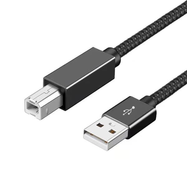 Skrivarkabel USB A till USB B 2.0 GRÅ 3M Grå 3m