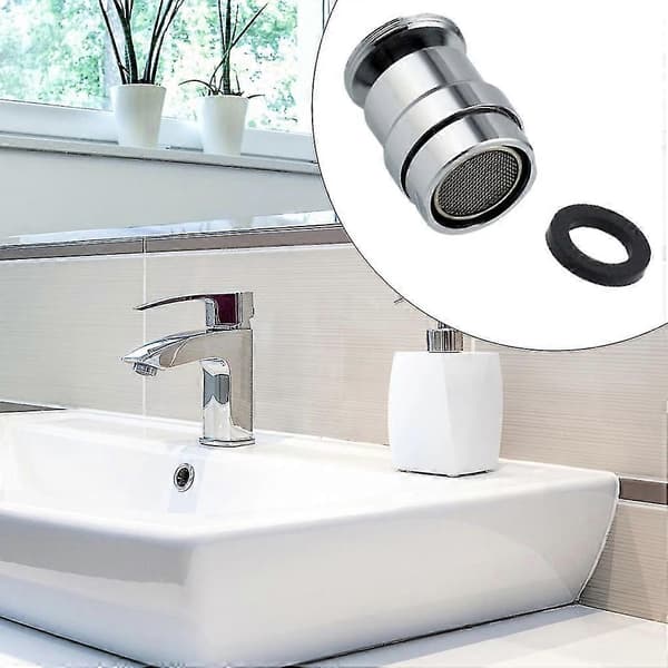 Messing Adapter Drejelig Luftblander Dyse Badeværktøj Hardware 18mm