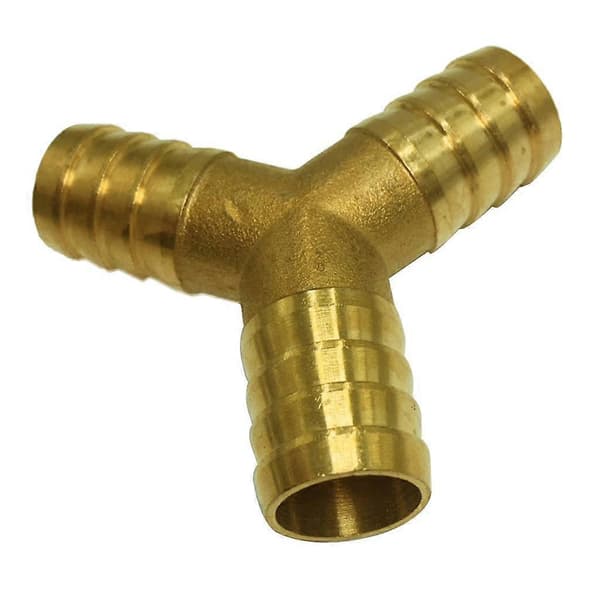 Y-stykke Messing Slangekobling 19mm